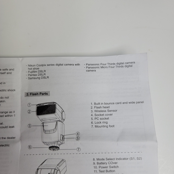 Altura Photo AP-FLS-UNV1 DSLR Camera Flash Speedlite for Canon Nikon Sony New - Picture 13 of 14